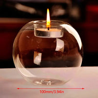Thumbnail for Transparent Glass Candle Holder