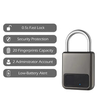 Thumbnail for Security Unlock Fingerprint Padlock