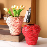 Thumbnail for Cartoon Strawberry Ceramic Vase