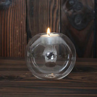 Thumbnail for Transparent Glass Candle Holder