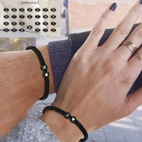 Thumbnail for Handmade Initial Heart Bracelets