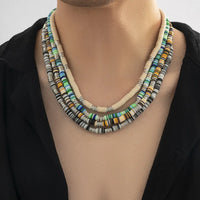 Thumbnail for Soft Clay Beads Choker Necklaces