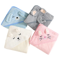 Thumbnail for Cartoon Animal Baby Bath Towels