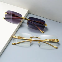 Thumbnail for Rimless Square Sunglasses
