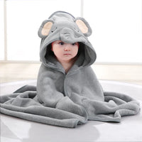 Thumbnail for Cartoon Animal Baby Bath Towels