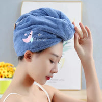 Thumbnail for Microfiber Shower Cap Towel For Women