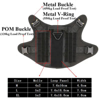 Thumbnail for Metal Buckle Tactical Dog Harness