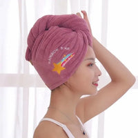 Thumbnail for Microfiber Shower Cap Towel For Women
