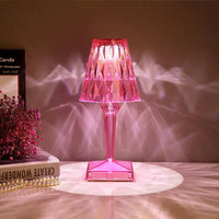 Thumbnail for Diamond Table Lamp: USB Touch Sensor LED Night Light