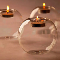 Thumbnail for Transparent Glass Candle Holder
