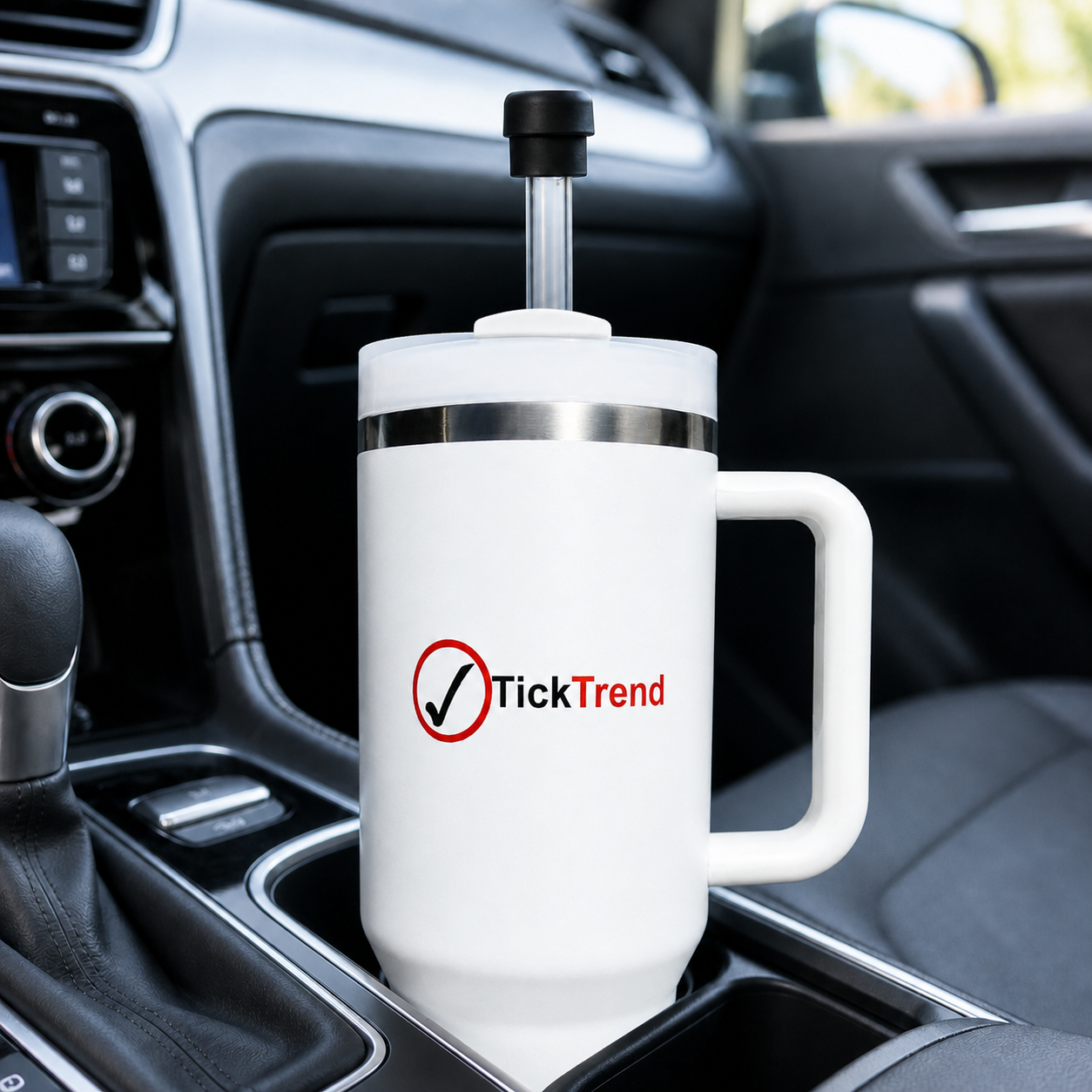 Magnetic Silicone Straw Cap (Black)