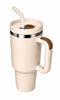 40oz Insulated Travel Tumbler with Handle &amp; Straw Lid