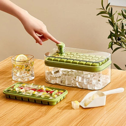 Ice Cube Maker With Storage Box