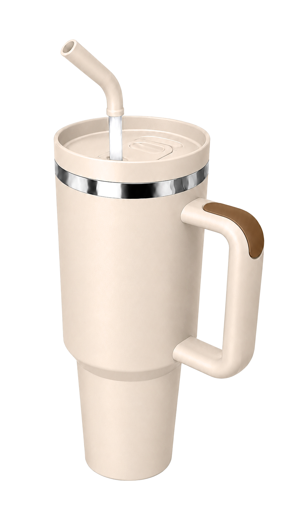40oz Insulated Travel Tumbler with Handle & Straw Lid