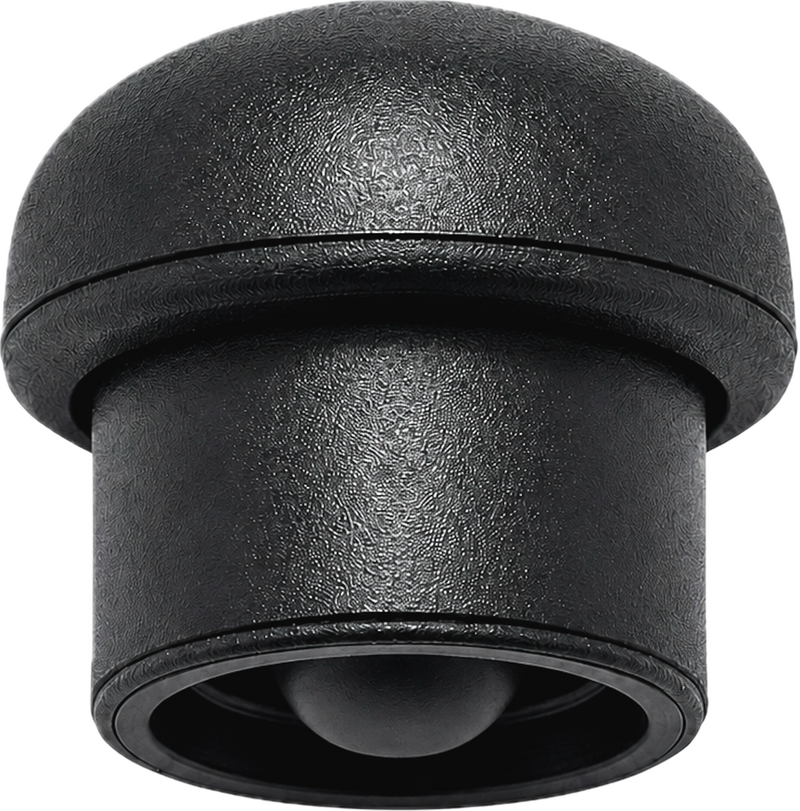 Magnetic Silicone Straw Cover Caps for 40oz Tumblers – Leak Proof Straw Protectors — Black