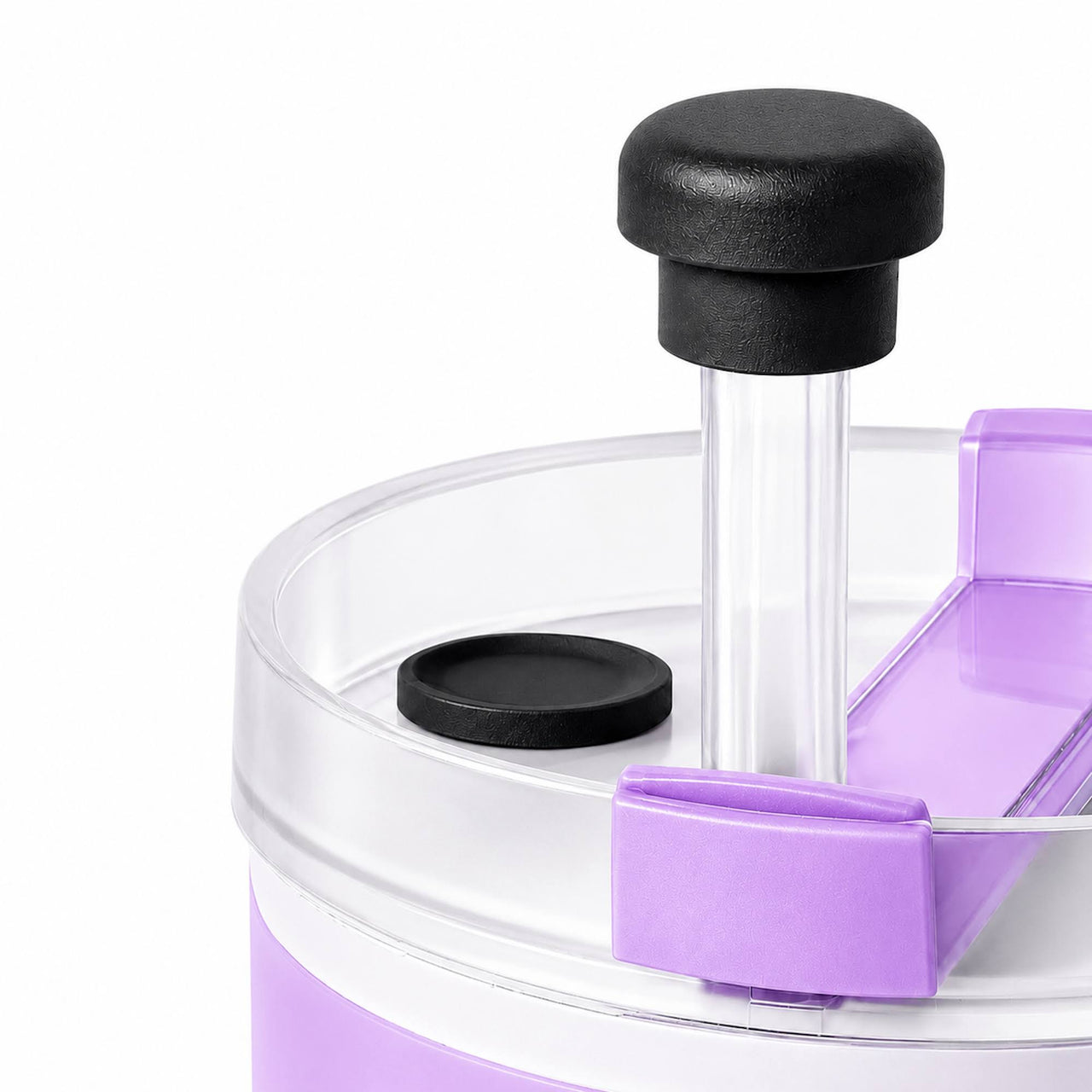 Magnetic Silicone Straw Cap (Black)