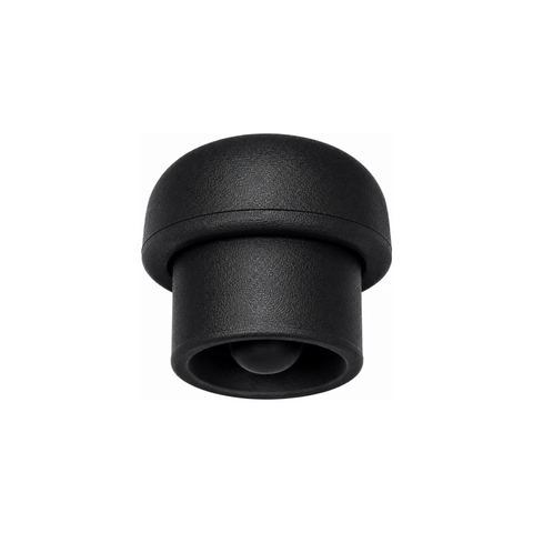 Magnetic Straw Cap Hero Black