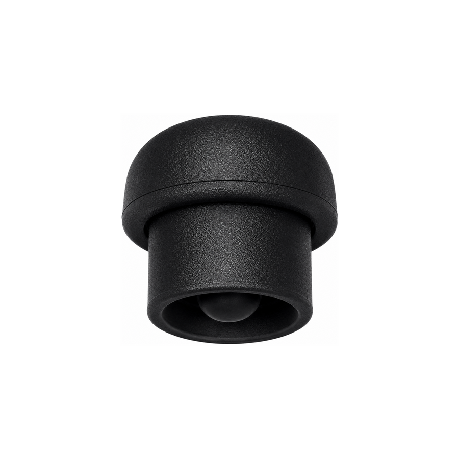 Magnetic Straw Cap Hero Black