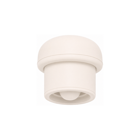 Magnetic Straw Cap Hero Pearl White