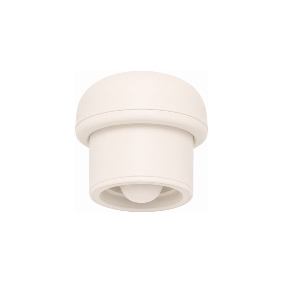 Magnetic Straw Cap Hero Pearl White