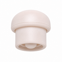 Pearl white magnetic silicone straw cover cap for 40oz tumblers. Reusable straw protector helps keep straws clean from dust, debris, and germs while providing a secure magnetic closure and leak-resistant coverage.