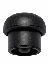 Black TickTrend silicone straw cover cap for reusable tumbler straws