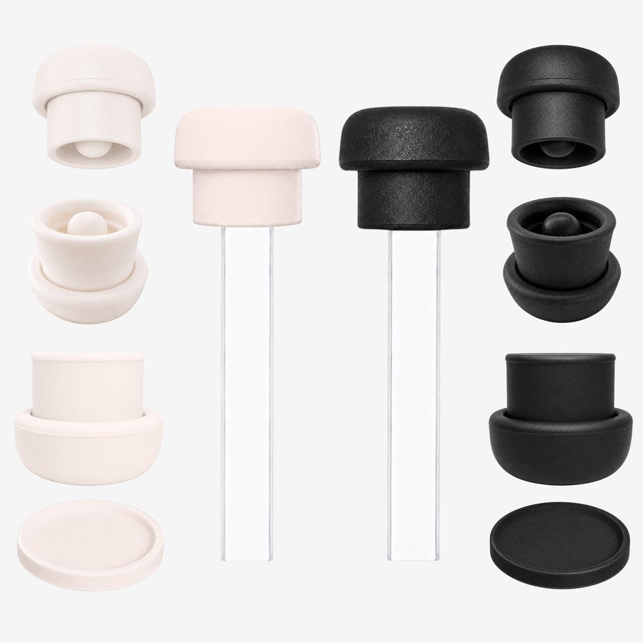 Food-Grade Silicone Magnetic Straw Caps